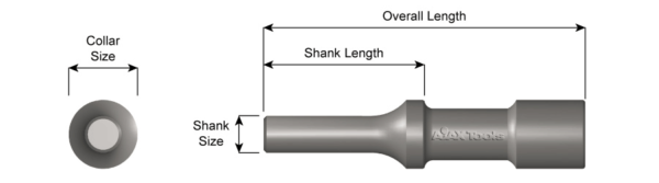 AJAX A1622  5/16" Brazier Rivet Set