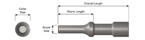 AJAX A1621  3-1/2 in (88.9 mm); 1/4 in (6.4 mm) Rivet Size; Brazier Rivet Head
