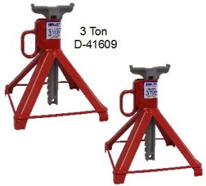 US JACK  D-41609   3 Ton  Garage Stands  Made in USA