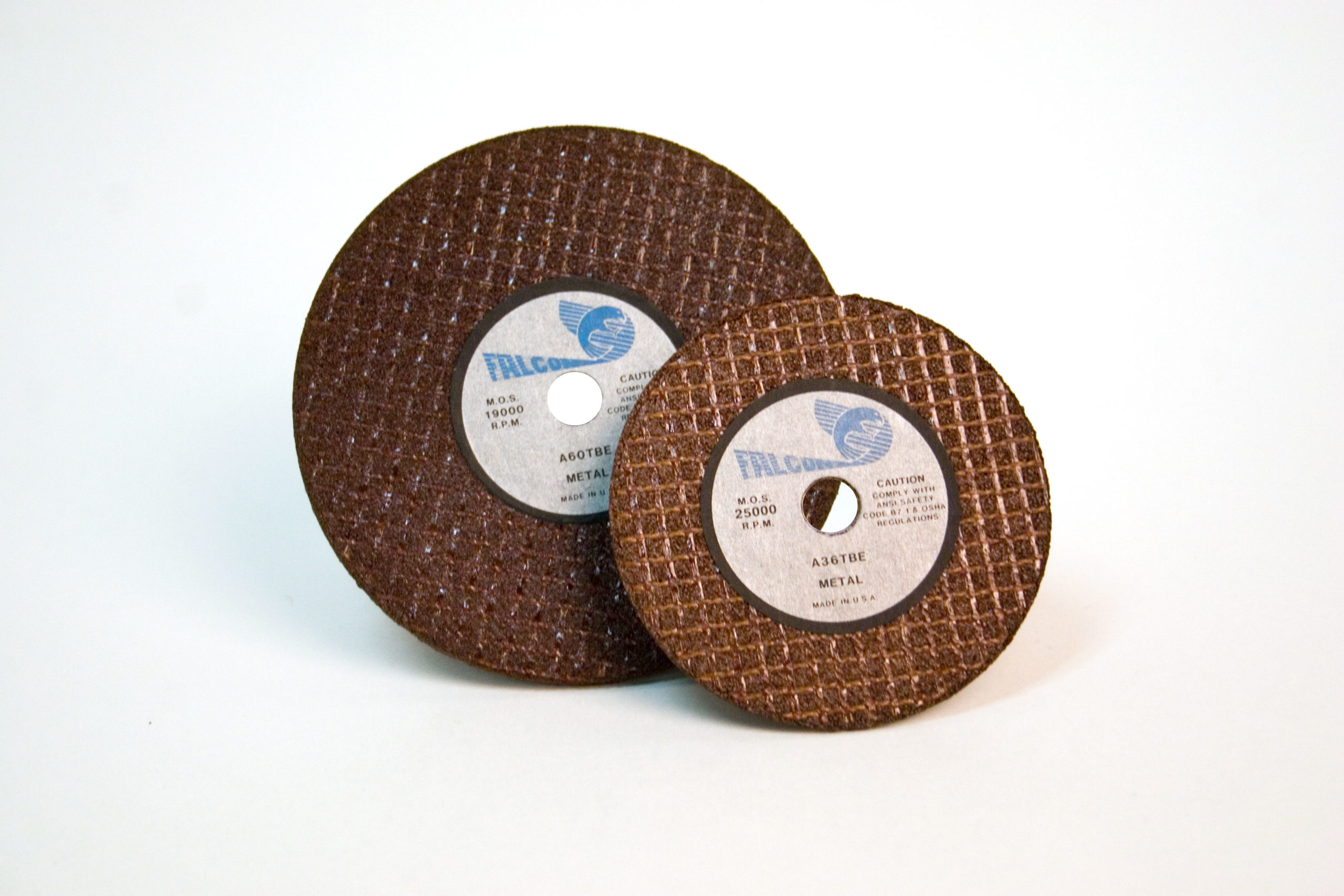 3" x 1/8" x 3/8" Hub 36 Grit 2E42 Premium Grade Resinoid Bonded Double
