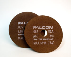 7" x .090 x 1/2" Hub 46 Grit  #6B71  Shatter Resistant Type 1 Premium Bench Grinder Wheel (25 per box)