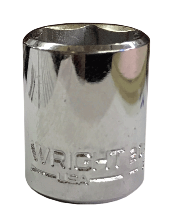 7MM - 6 POINT STANDARD METRIC 1/4" DR. SOCKET WRIGHT #20-07MM