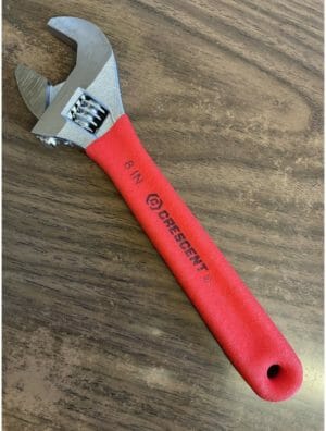 Crescent 8" Chrome Adjustable Wrench w/ Cushion Grip "MADE in USA" #CRE-AC18C