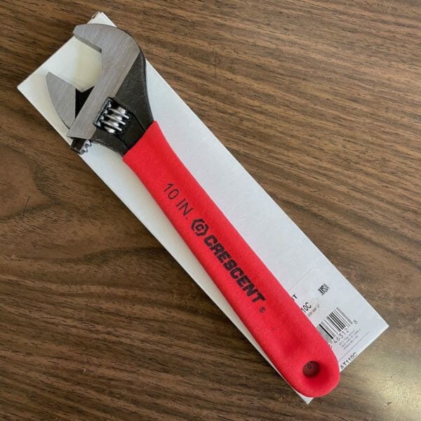 Crescent 10" Black Oxide Adjustable Wrench w/ Cushion Grip " MADE in USA " # CRE-AT110C