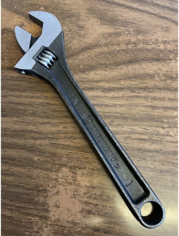 Crescent 8" Black Oxide Adjustable Wrench "MADE in USA" #CRE-AT18