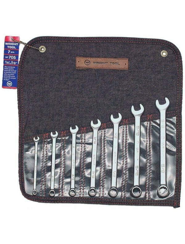1/4" - 5/8" 7 Piece - Combination Wrench Set 12-Point - WRI #705