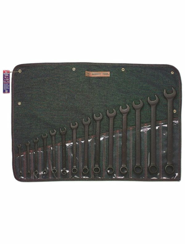 14 Piece 12 Point Black Combination Wrench Set 3/8"-1-1/4" WRI #721