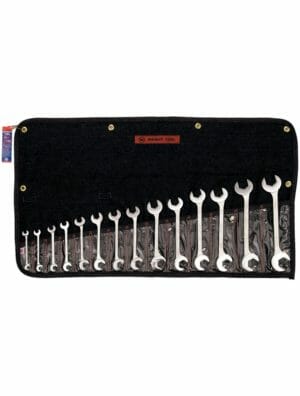 14 Piece Open End Double Angle 15 & 60 Degree Wrench Set WRI #733