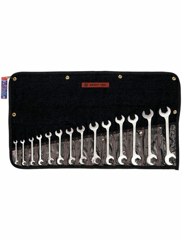 14 Piece Open End Double Angle 15 & 60 Degree Wrench Set WRI #733