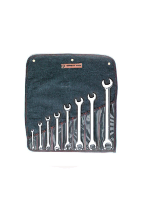 8 Piece Open End Wrench Set Full Polish 1/4" to 1-1/4" WRI #738