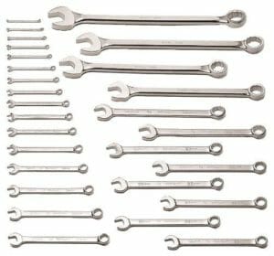 28 Piece - 12 Point Metric Combination Wrench Set 6mm to 50mm WRI #760