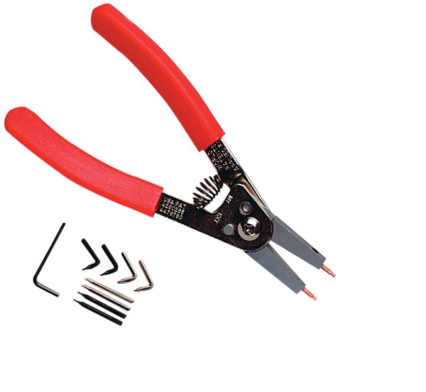 Retaining Ring Plier w/adjustable stop and replacement tips Wright #9H1221S