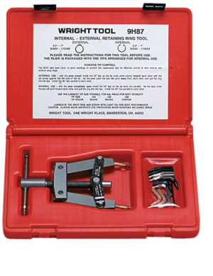 Retaining Ring Tool w/Automatic Lock-In Plastic Case WRI #9H87