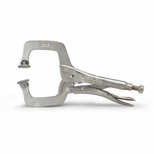 11″ Locking C-Clamp Plier with Swivel Pads Wright #9V11SP