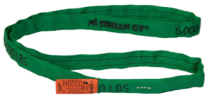 10 ‘ Green 6000 pound Endless Polyester Round Sling Made in USA STR #ERSST2-10