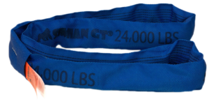 10 ‘ Blue 24,000 pound Endless Polyester Round Sling Made in USA STR #ERSST7-10