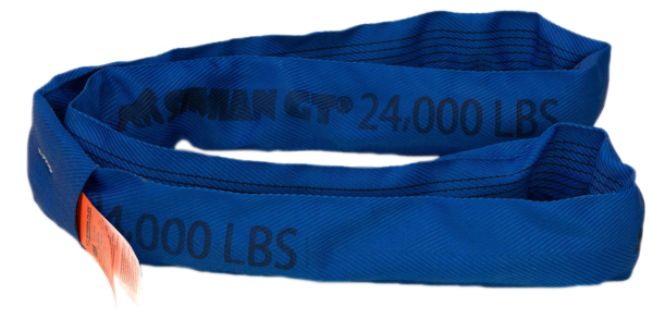 14 ‘ Blue 24,000 pound Endless Polyester Round Sling Made in USA STR #ERSST7-14
