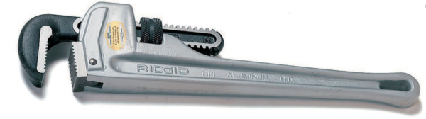 48″ Pipe Wrench Heavy Duty Aluminum Wright #9R31115