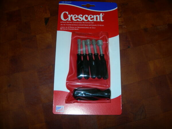 Nut Driver Set - Metric 6 Piece Made in USA by Crescent CRE #121V