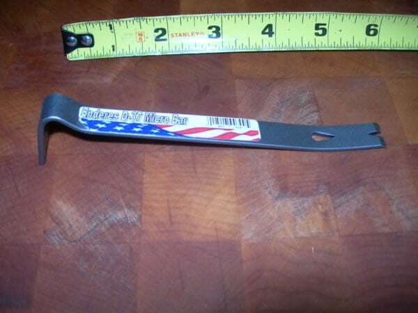 5 1/2" Small Nail Bar / Pry Bar (Made in USA) by Endres END #37 - Image 2