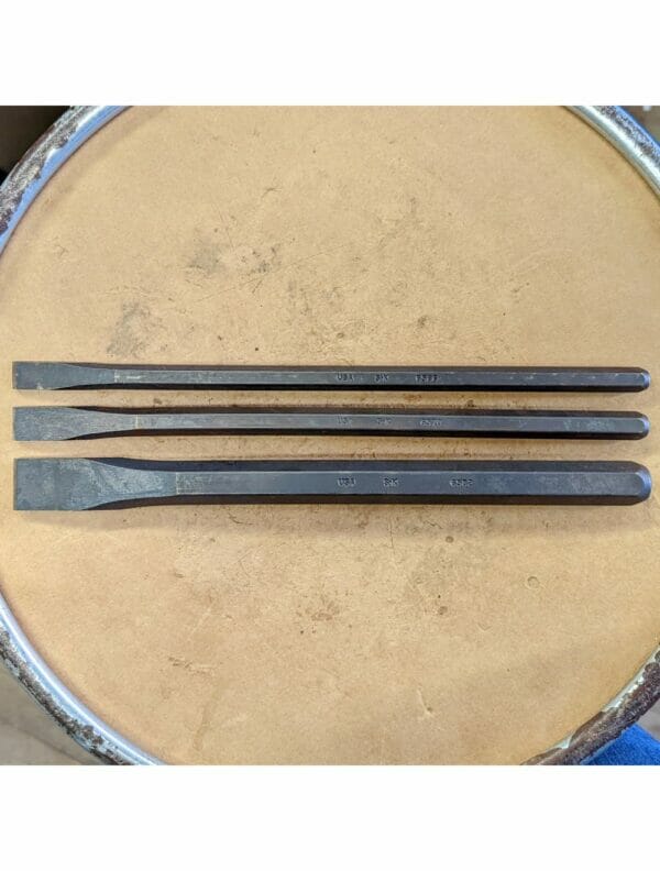 SK Brand 3-Piece Long Chisel Set (Made in USA) SK #3455CS