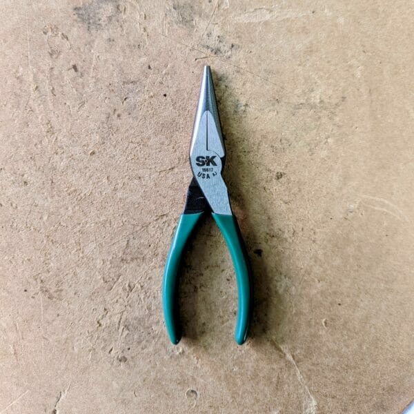 SK Brand - 6 1/2" Long Nose Pliers (Made in USA) SK #16617