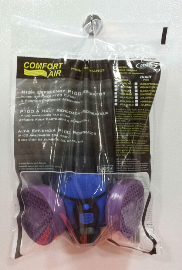 High-efficiency P100 Complete Silicone Rubber Mask – Small