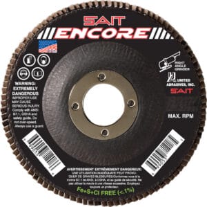 United Abrasive #71208 ENCORE 4-1/2″ X 7/8″ Z 60X (10 per box)