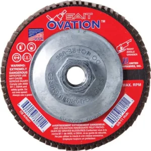 United Abrasive #78106 OVATION 4.5×5/8-11 Hub  Z40X (10 per box)